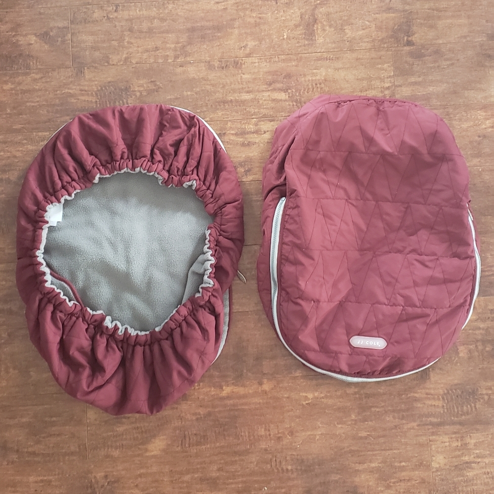 JJ Cole Car Seat fleece covers